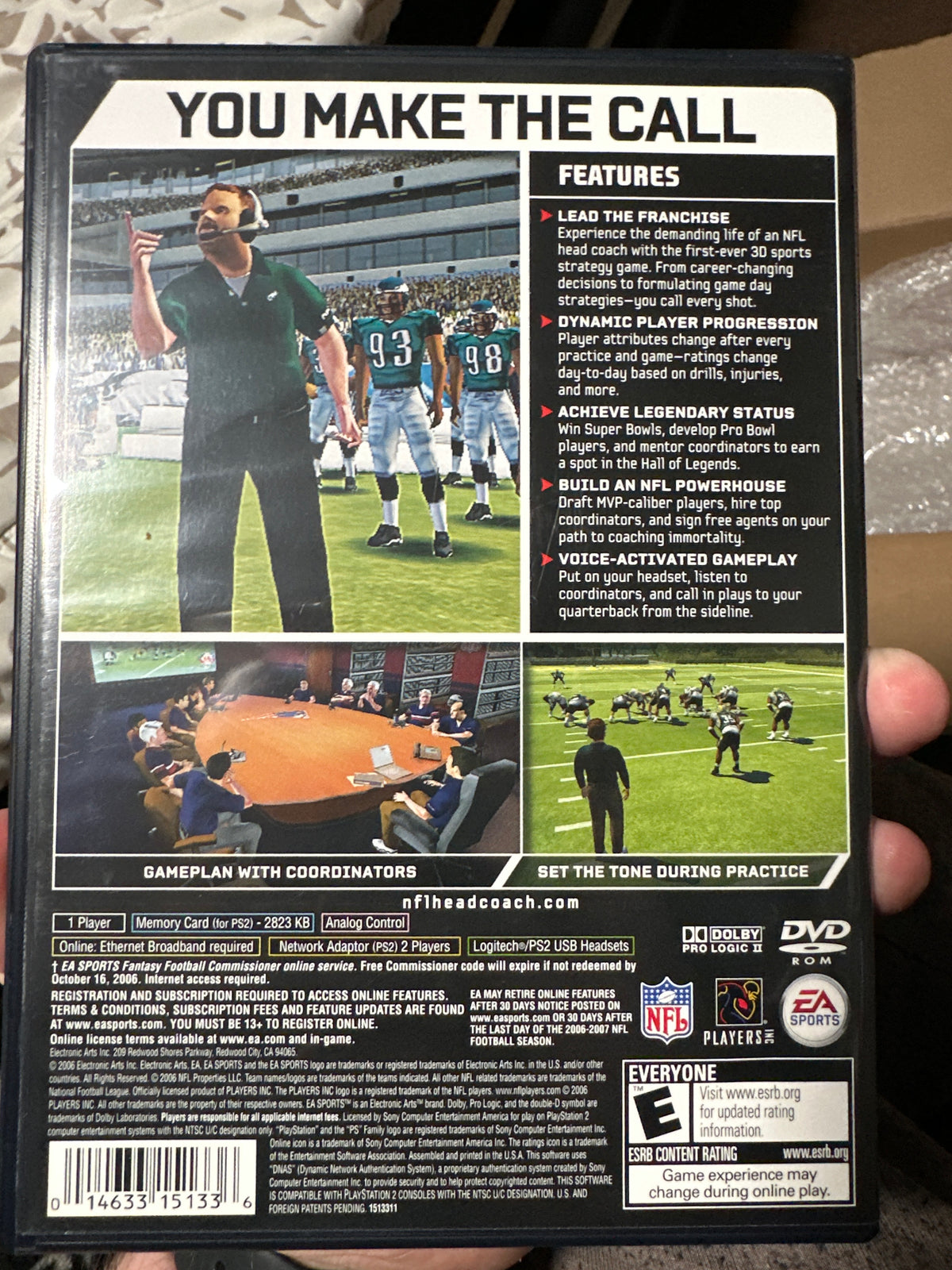 NFL head coach ps2