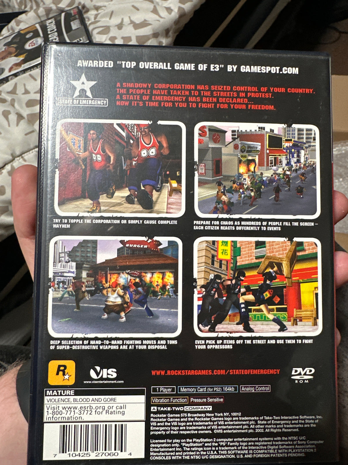 State of emergency PS2