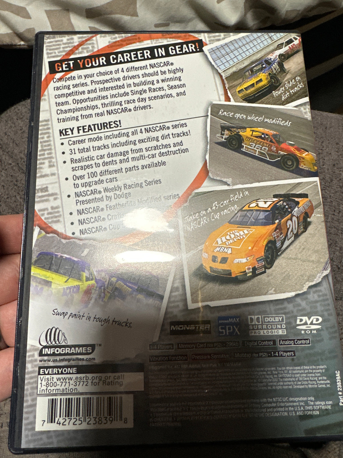 NASCAR dirt to Daytona ps2