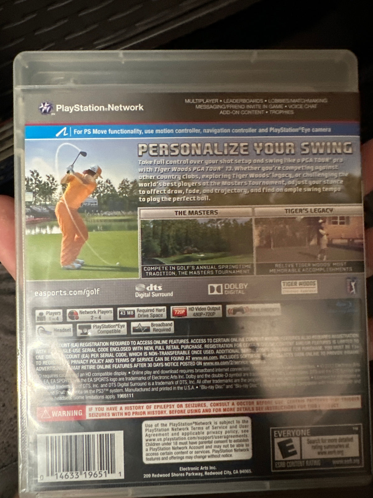 Tiger woods PGA tour 13