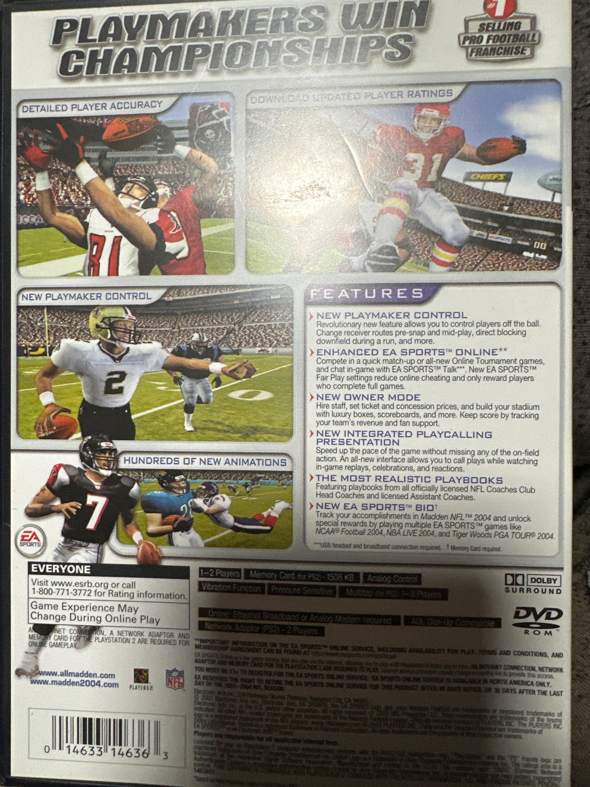Madden 2004 PS2