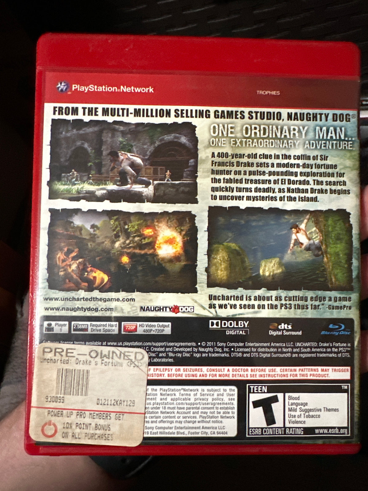 Uncharted drakes fortune PS3