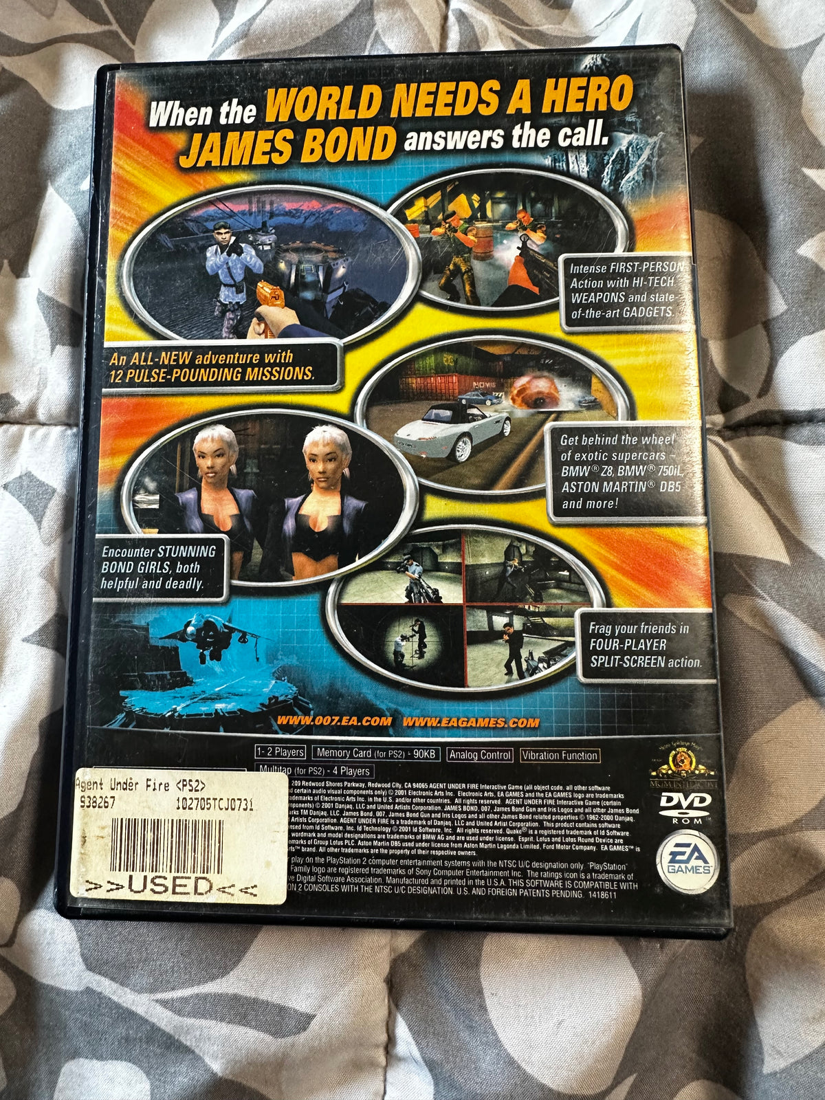 007 Agent Under Fire ps2