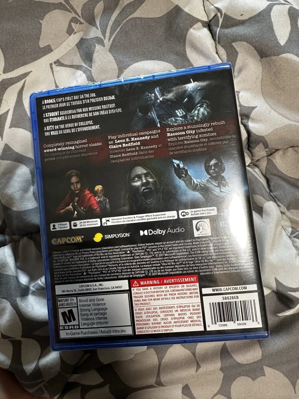 Resident Evil 2 - Sony PlayStation 5