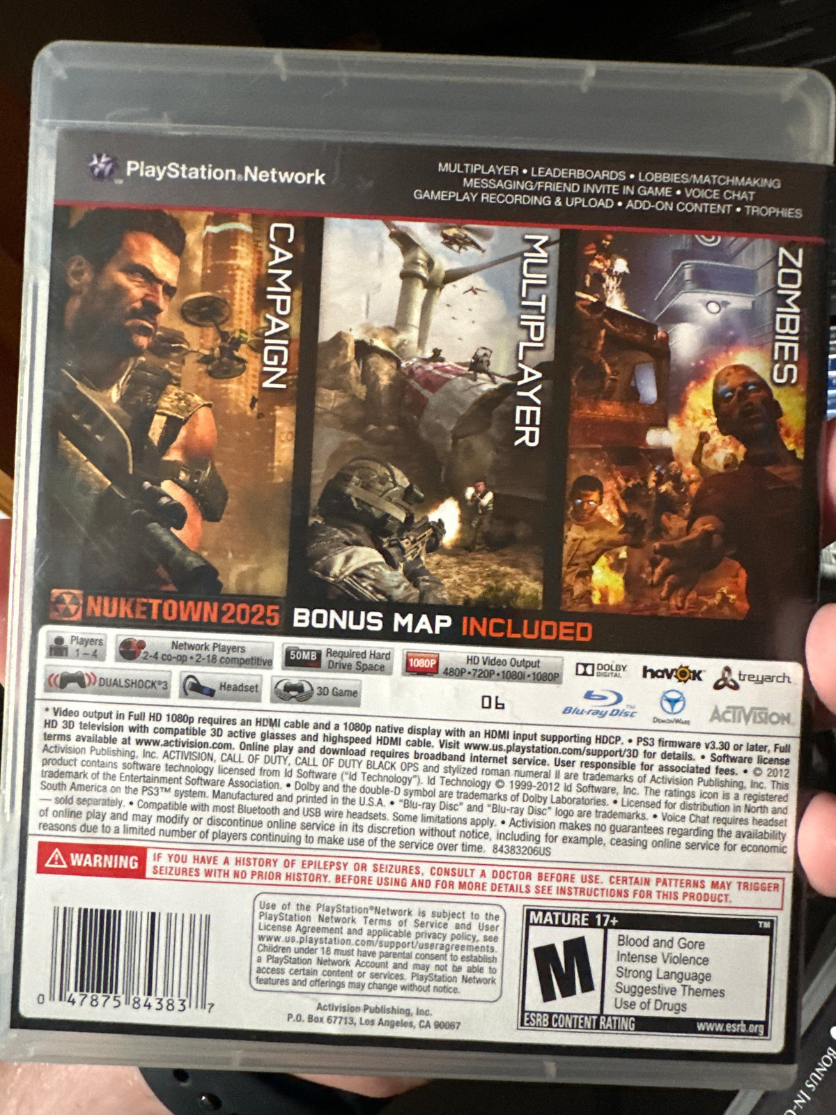Call of duty black ops 2 PS3