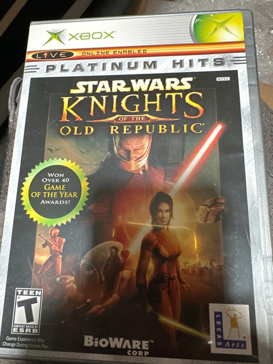 Starwars knights of the old republic Xbox