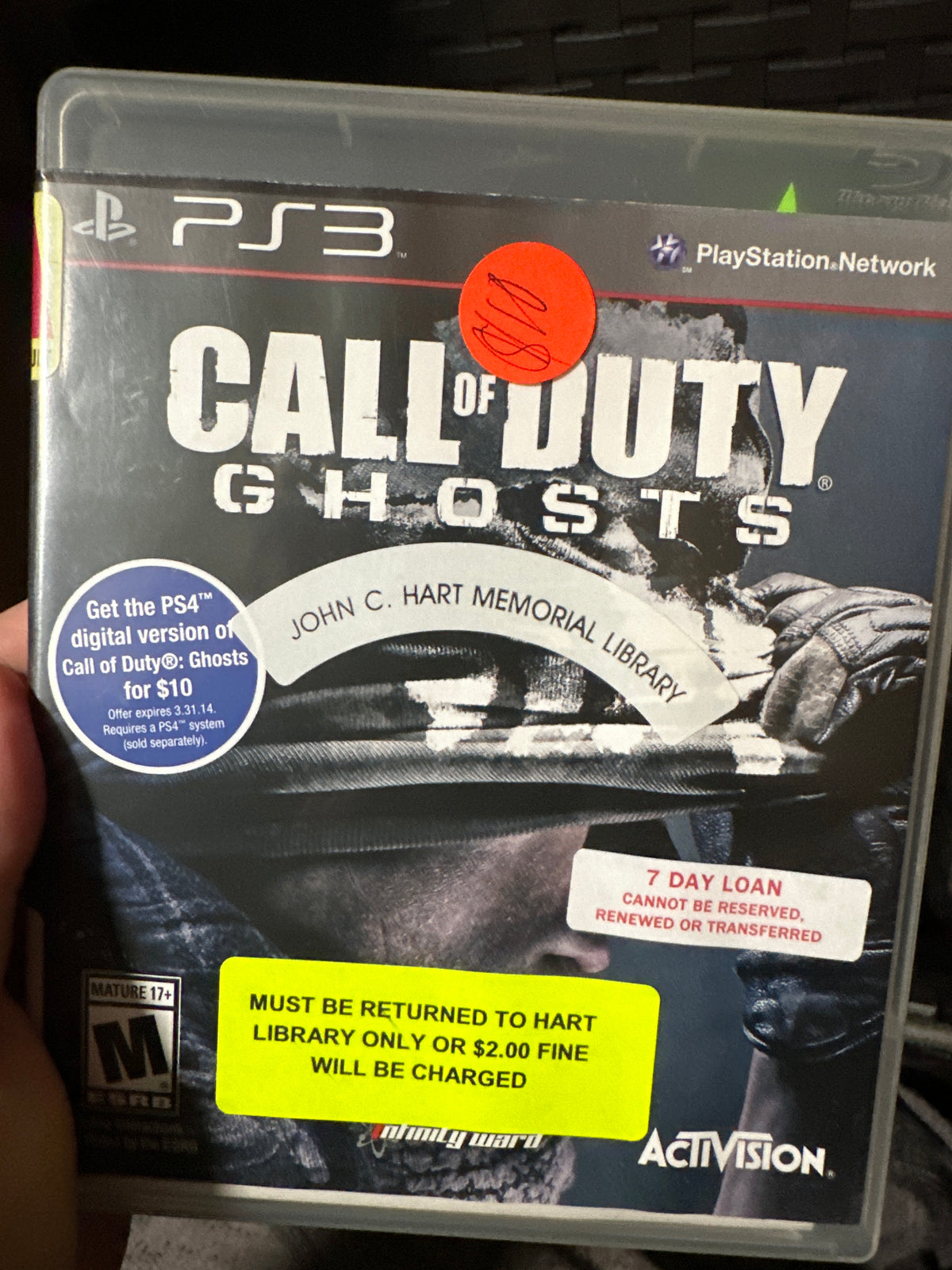Call of duty ghosts PS3