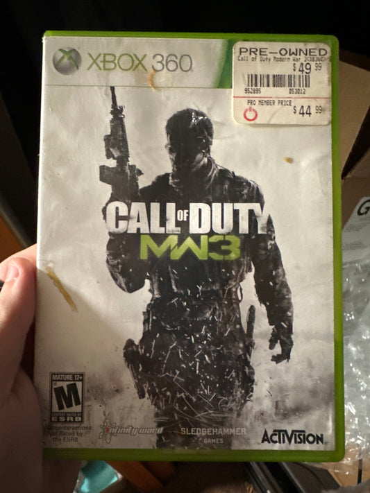 Call of duty mw3 (Xbox 360)