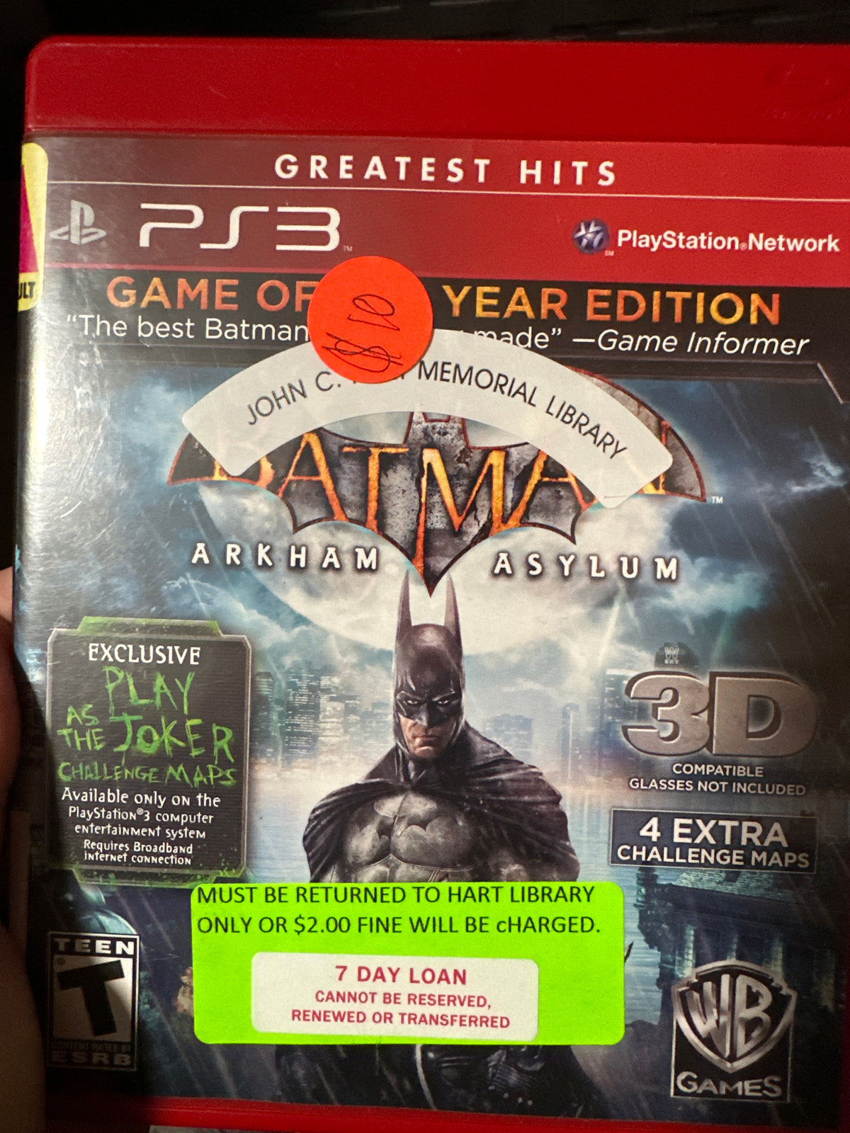 Batman Arkham Asylum PS3