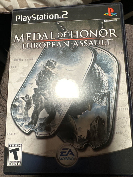 Medal of Honor European assault ps2