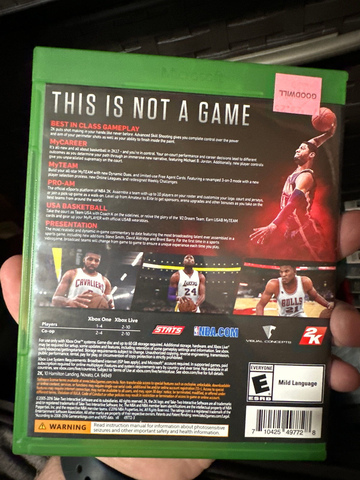 NBA2k17 (Xbox one)