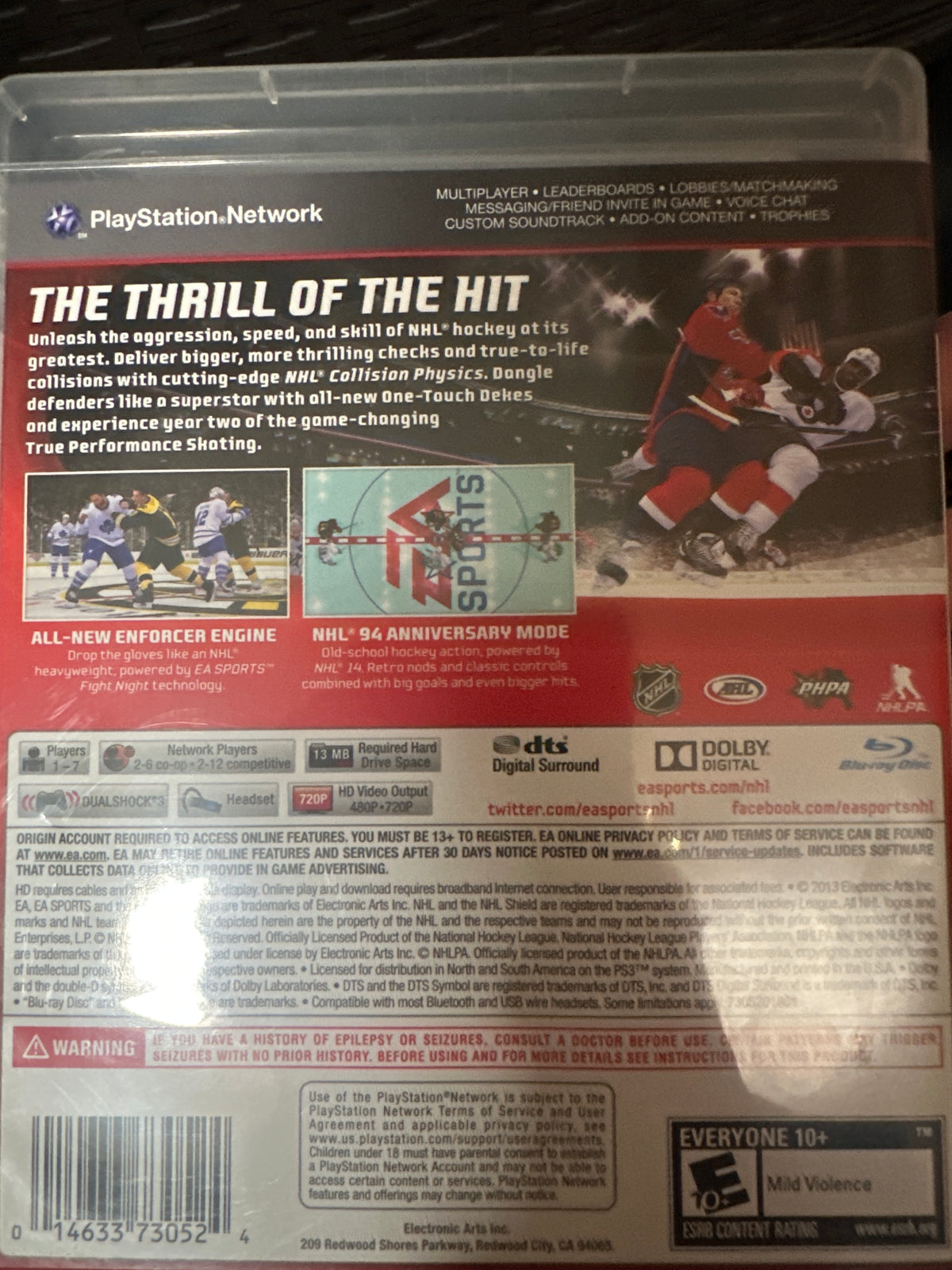 NHL 14 PS3