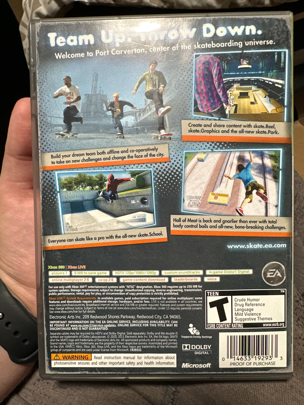 Skate 3 Xbox 360