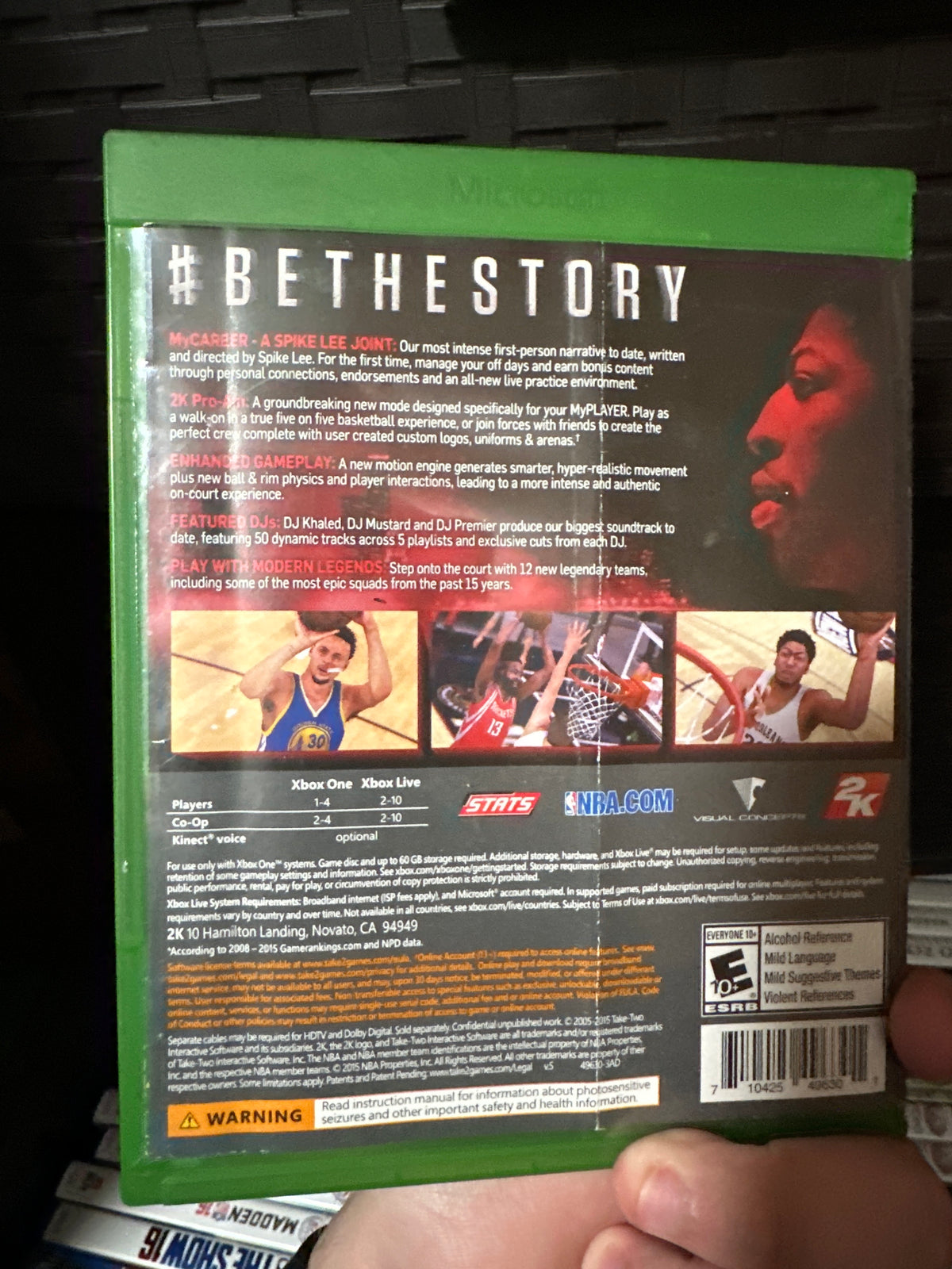 NBA 2k16 (Xbox one)