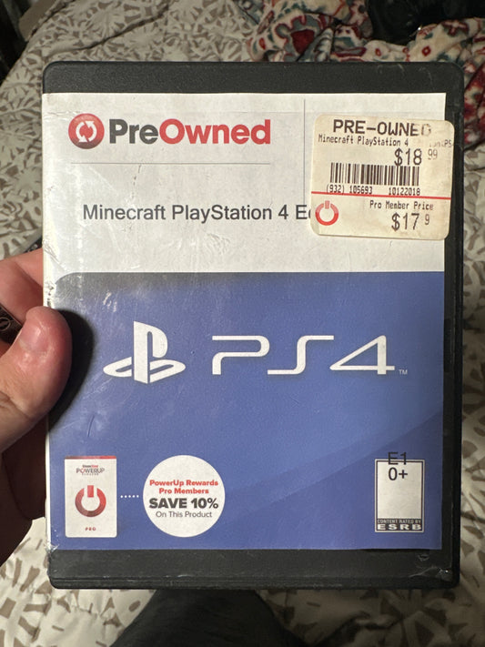 Minecraft PS4 edition