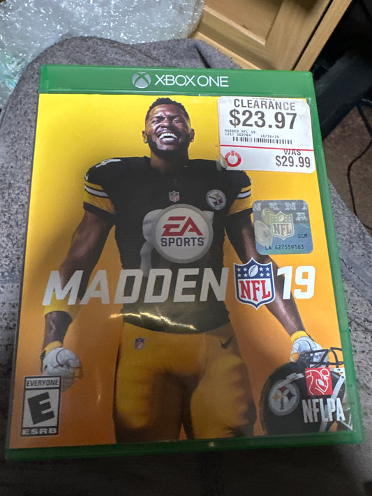Madden 19 Xbox one