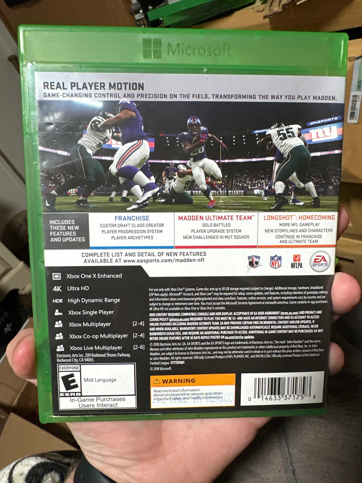 Madden 19 Xbox one