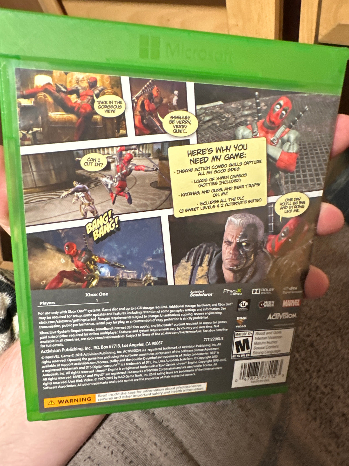 Deadpool Xbox one