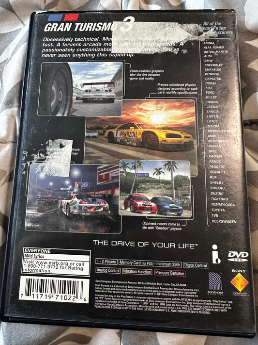 Gran Turismo 3 A-Spec ps2