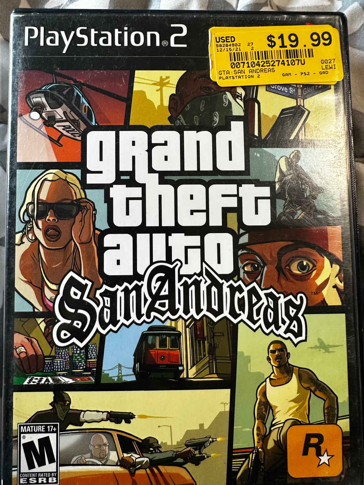 Grand Theft Auto SanAndreas ps2