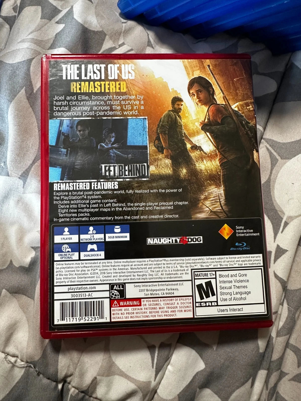 The Last Of Us Remastered PS4