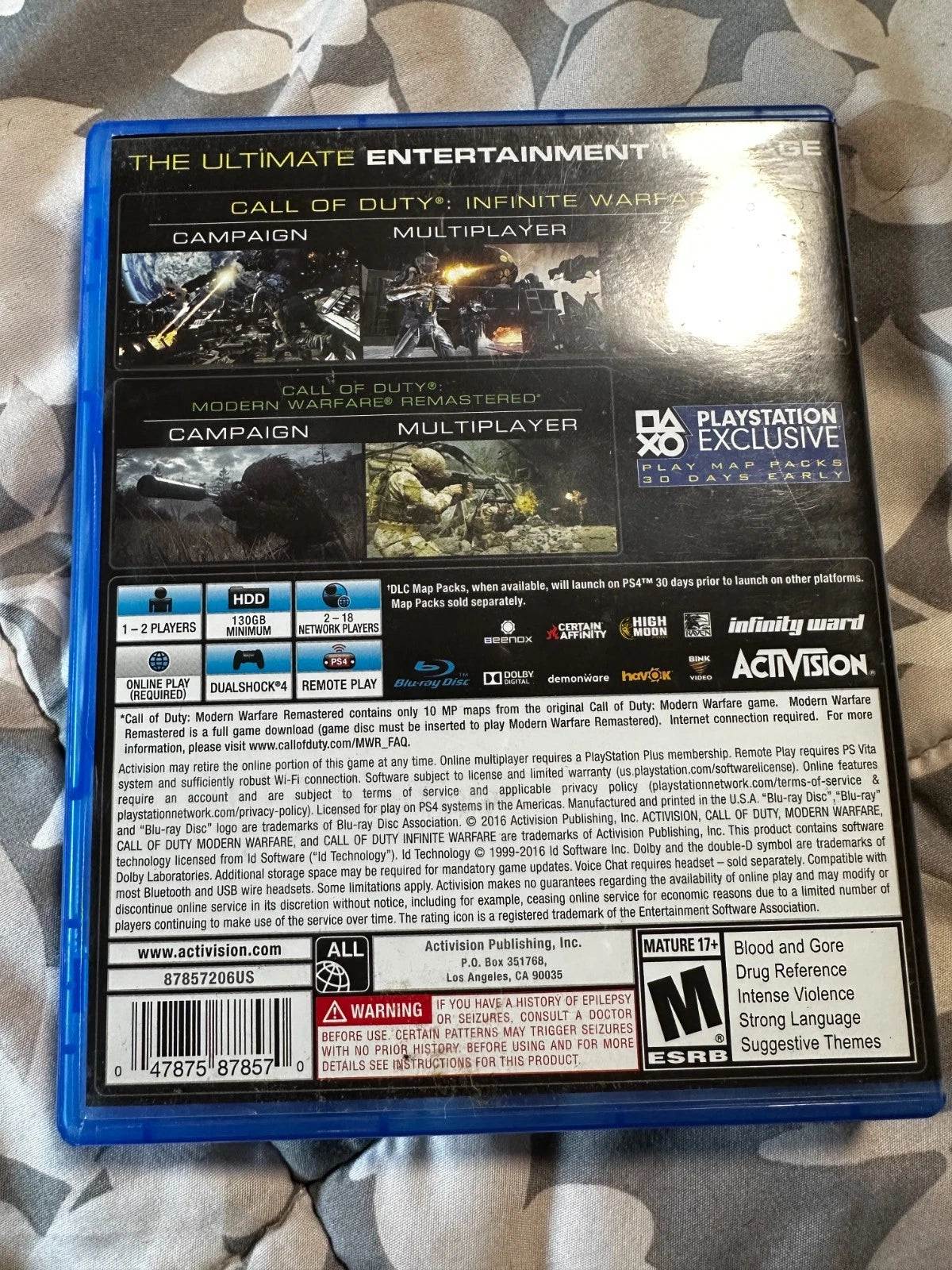 Call Of Duty Infinite Warfare PS4