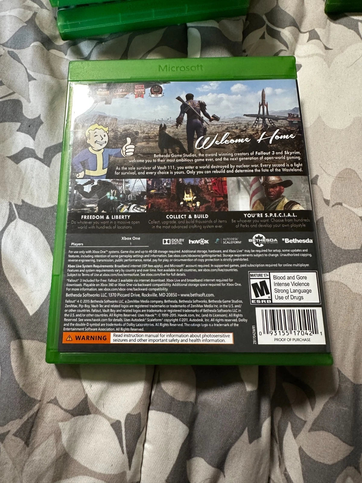 fallout 4 for the xbox one